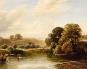 The Trent Near Ingleby - 乔治·特纳